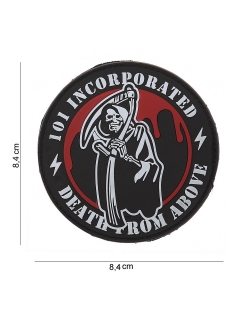 PATCH PVC 3D VELCRO 101 INC DEATH FROM ABOVE