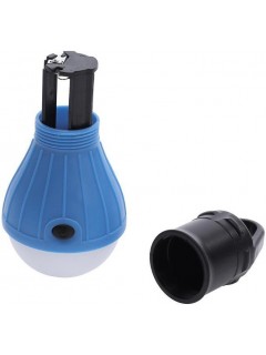 LAMPE DE CAMPING A SUSPENSION 3 LED BLEUE