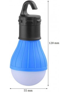 LAMPE DE CAMPING A SUSPENSION 3 LED BLEUE