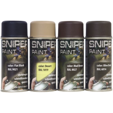 Peintures en bombe pour tissus - 150 ml - Peinture textile spray