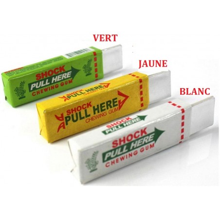 Une farce inoffensive avec notre Chewing-gum Électrique Petite Décharge