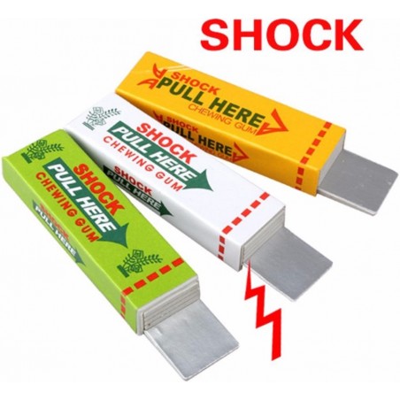 1 Pièce Couleur Aléatoire Choc Vos Amis Avec Le Chewing-gum Électrique De  Blague De Choc, Mode en ligne