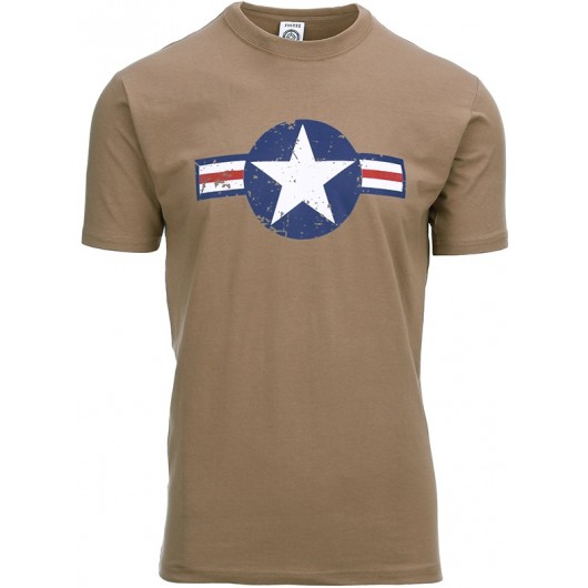 T-SHIRT FOSTEX US AIR FORCE WWII COYOTE
