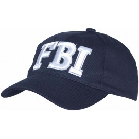 CASQUETTE BASEBALL FOSTEX FBI BLEU/BLANC