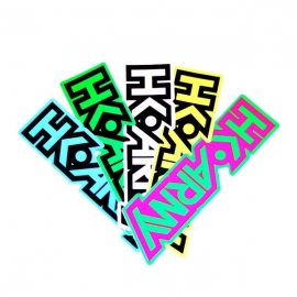 PACK STICKER HK ARMY TYPEFACE (X5)
