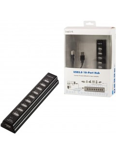 MULTI CHARGEUR BATTERIE (10 ports USB) NOIR