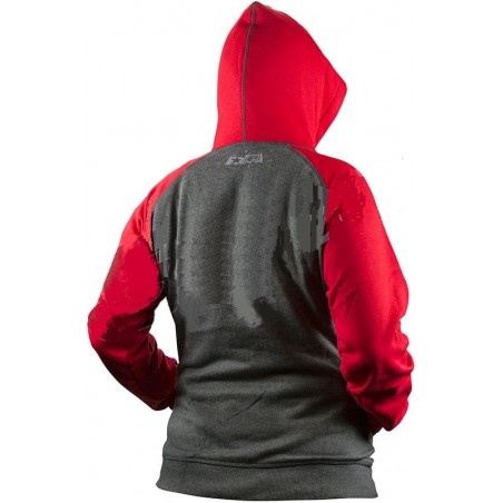 HOODY PLANET ECLIPSE FEMME TRIUMPH RED/CHARCOAL
