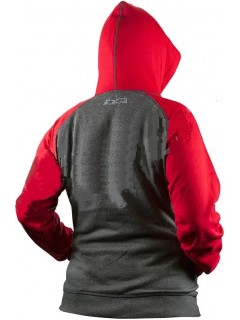 HOODY PLANET ECLIPSE FEMME TRIUMPH RED/CHARCOAL