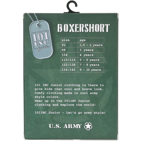 BOXER POUR ENFANTS 101 INC U.S. ARMY WOODLAND