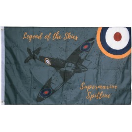 DRAPEAU FOSTEX WWII SPITFIRE RAF