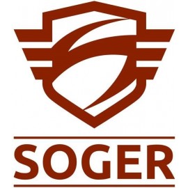 STICKER SOGER LOGO ROUGE/BLANC