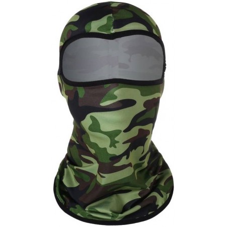 CAGOULE MULTIFONCTION POLYESTER 1 TROU CAMOUFLAGE VERT