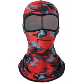 CAGOULE MULTIFONCTION POLYESTER 1 TROU CAMOUFLAGE ROUGE