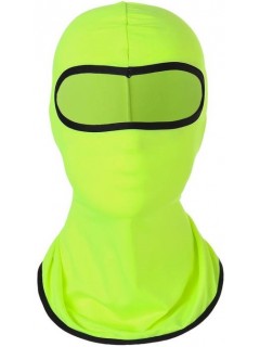 CAGOULE MULTIFONCTION POLYESTER 1 TROU JAUNE FLUO