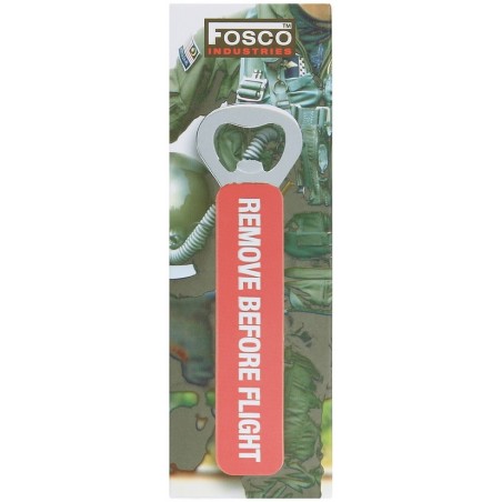 OUVRE-BOUTEILLE FOSCO AVEC GRIP SILICONE 3D REMOVE BEFORE FLIGHT