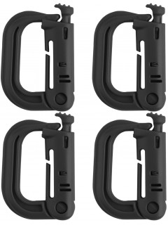 Grimloc Carabiner / Set Mousquetons Noir