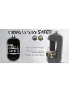BOUTEILLE AIR COMPOSITE 4500psi SAFER 1.2L NOIR (version 3)