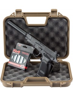 PACK ASG BERSA THUNDER 9 PRO CO2 + SILENCIEUX + MALLETTE + 5 CARTOUCHES CO2