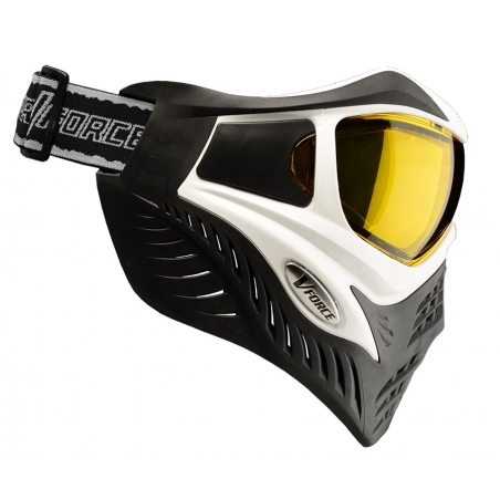 MASQUE VFORCE GRILL THERMAL SC WHITE ON BLACK