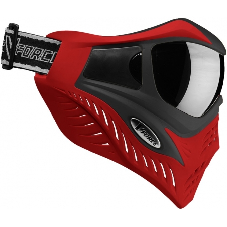 MASQUE VFORCE GRILL THERMAL SC BLACK ON RED