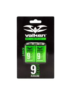 PILE ALKALINE VALKEN 6LR61 9V (Pack de 2)