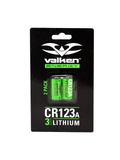 PILE LITHIUM VALKEN CR123A 3V (Pack de 2)