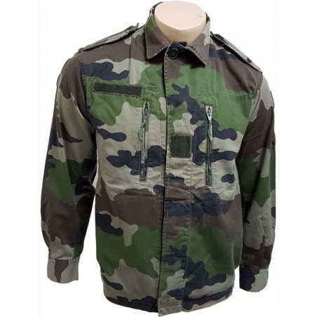 VESTE MILITAIRE ARMEE FRANCAISE CAMOUFLAGE OCCASION