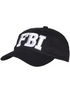 CASQUETTE BASEBALL FOSTEX FBI NOIR/BLANC