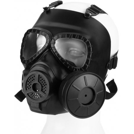 Masque à gaz anti-buée avec double ventilateur MO4 Masque de protection  pour Airsoft Paintbal, noir : : Sports et Loisirs