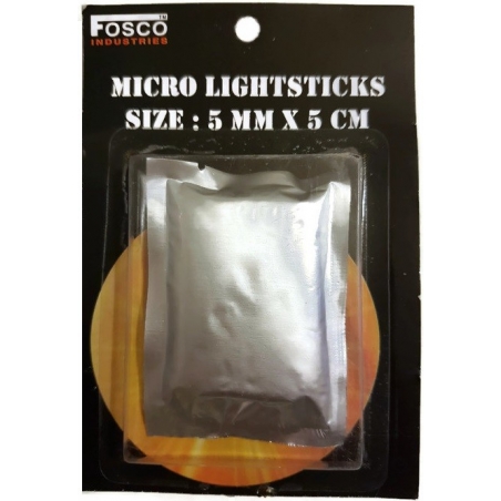 LOT 10 MINI LIGHTSTICK FOSCO (5mm x 5cm)