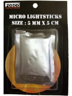 LOT 10 MINI LIGHTSTICK FOSCO (5mm x 5cm)